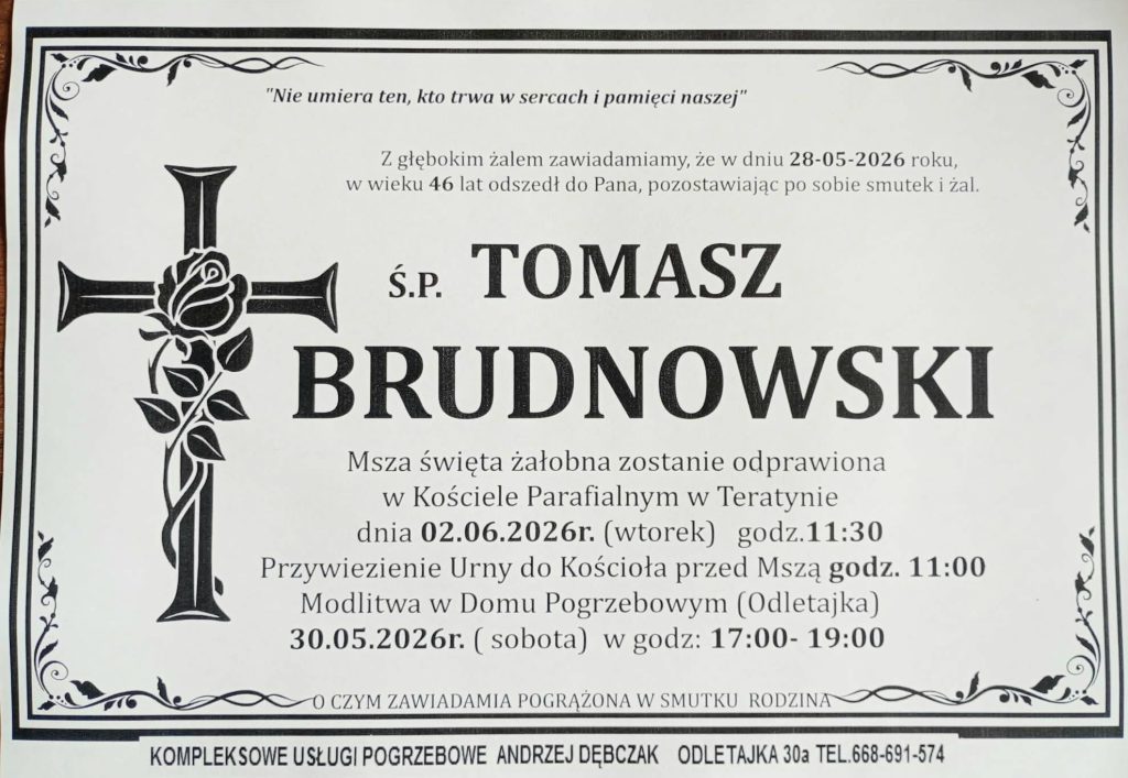 + Tomasz Brudnowski (46 l