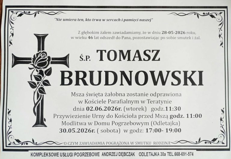 + Tomasz Brudnowski (46 l
