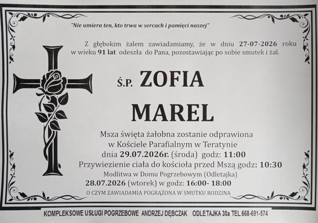 + Zofia Marel (91 l.)