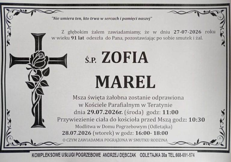 + Zofia Marel (91 l.)