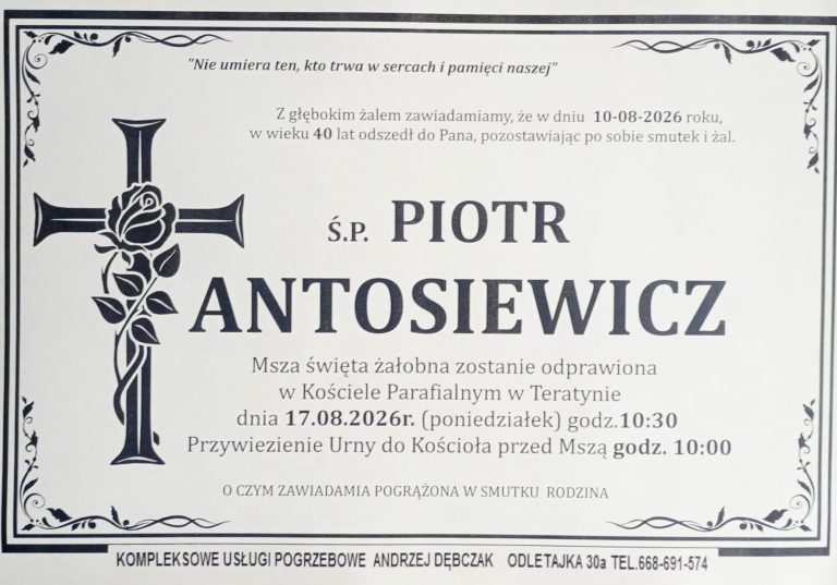 + Piotr Antosiewicz (40 l.)