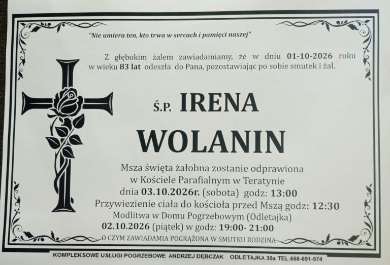 + Irena Wolanin (83 l.)